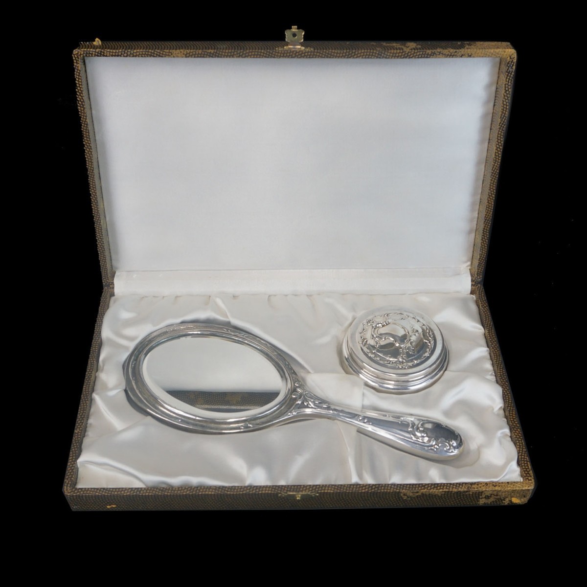 Sterling Silver Vanity Set