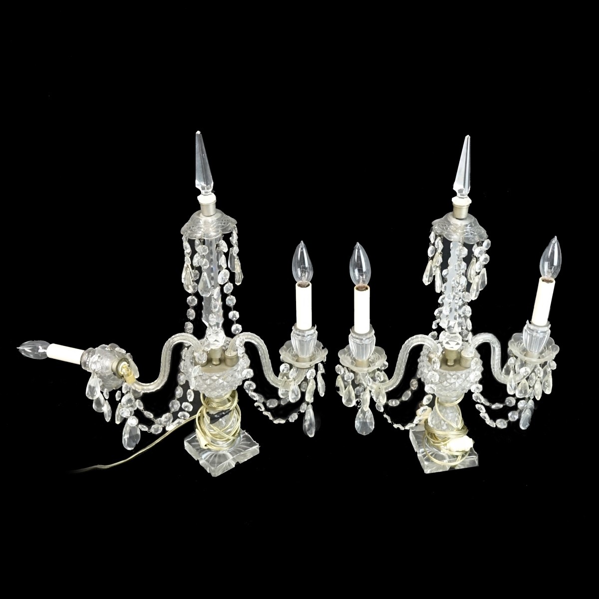 Pair of Candelabra lamps