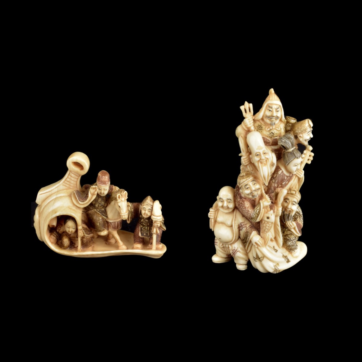 Japanese Netsuke Groups