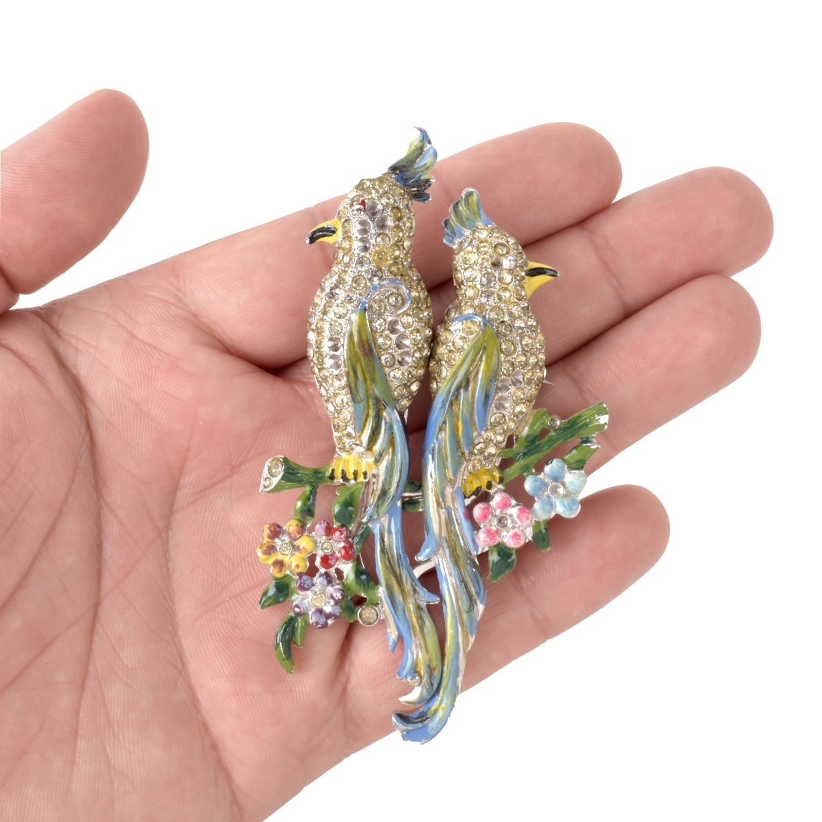 Coro Duette Bird Brooch