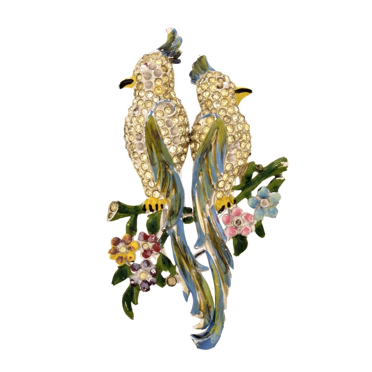 Coro Duette Bird Brooch