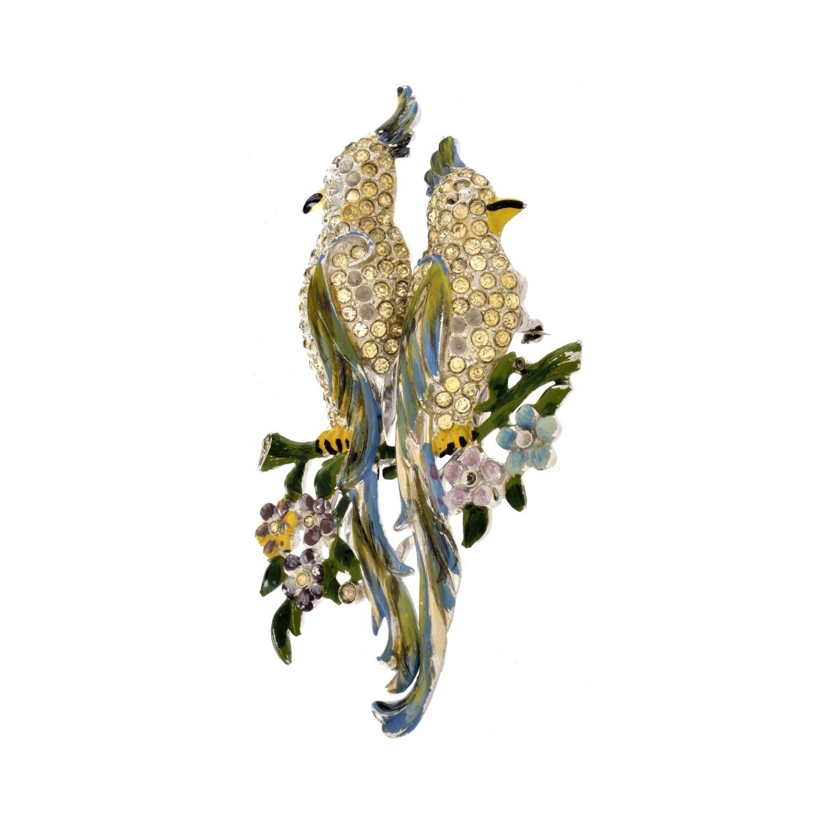 Coro Duette Bird Brooch