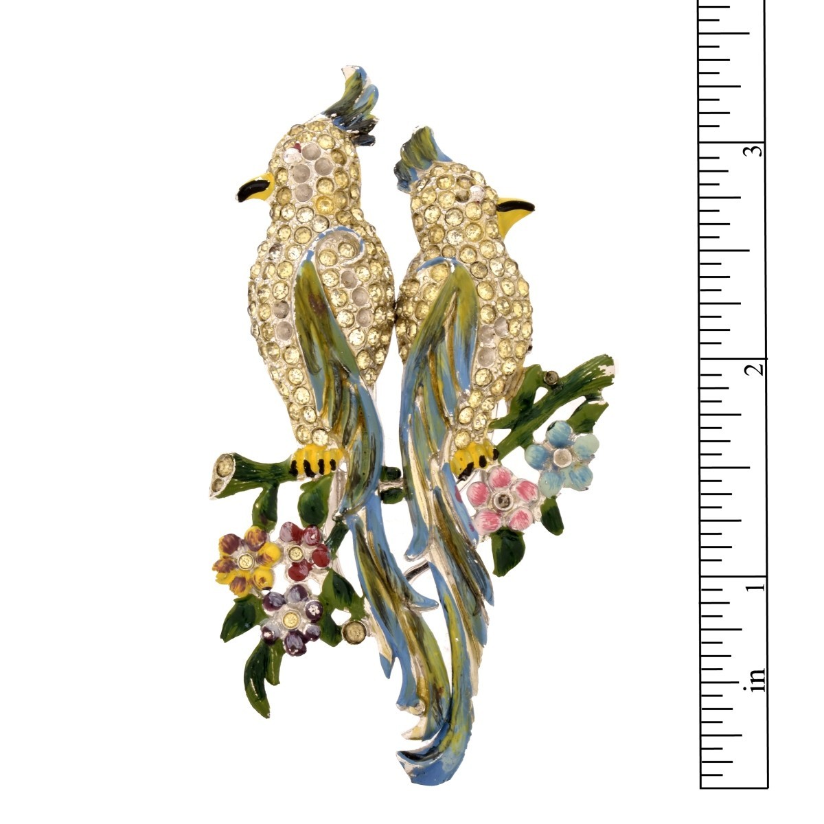 Coro Duette Bird Brooch