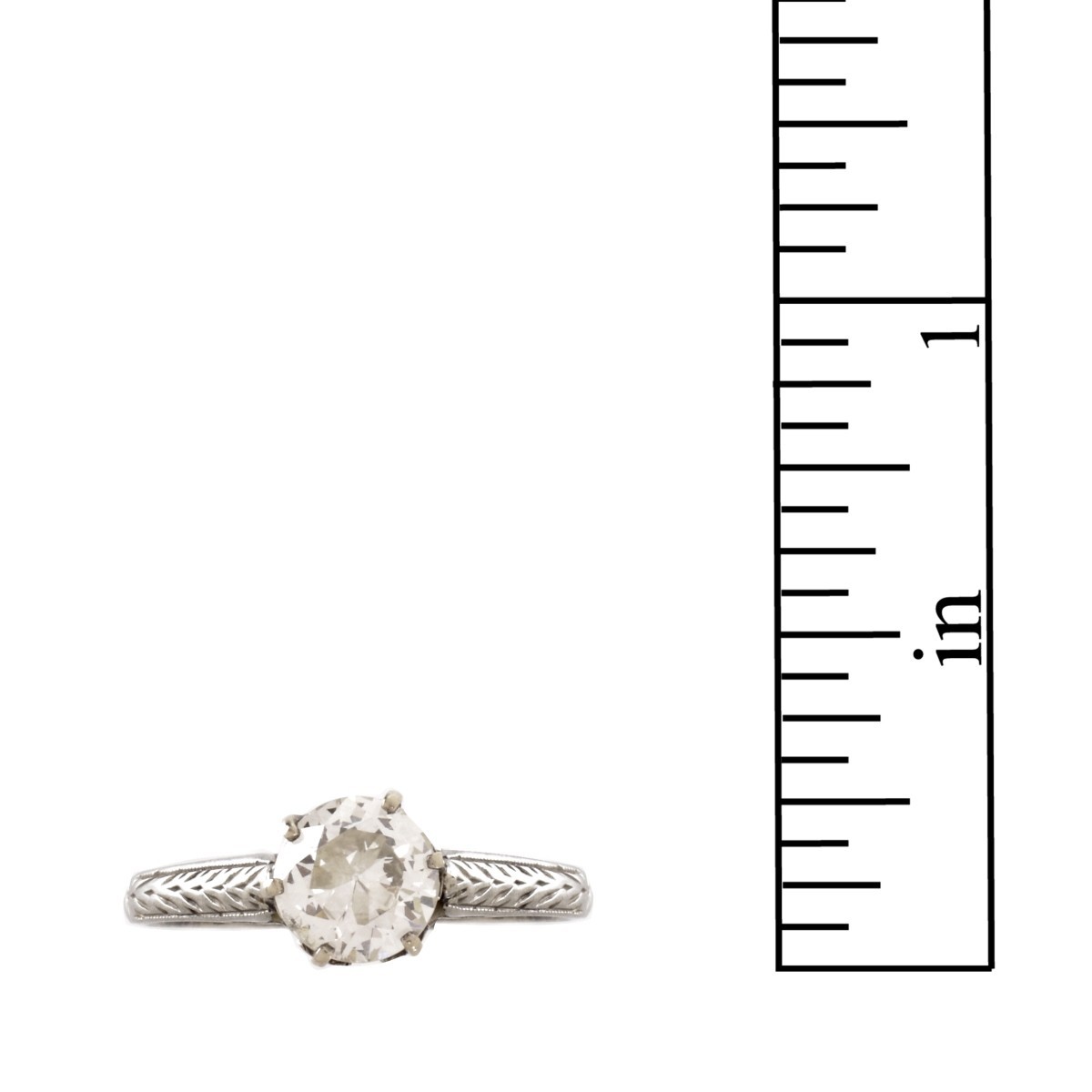 Diamond and 18K Ring