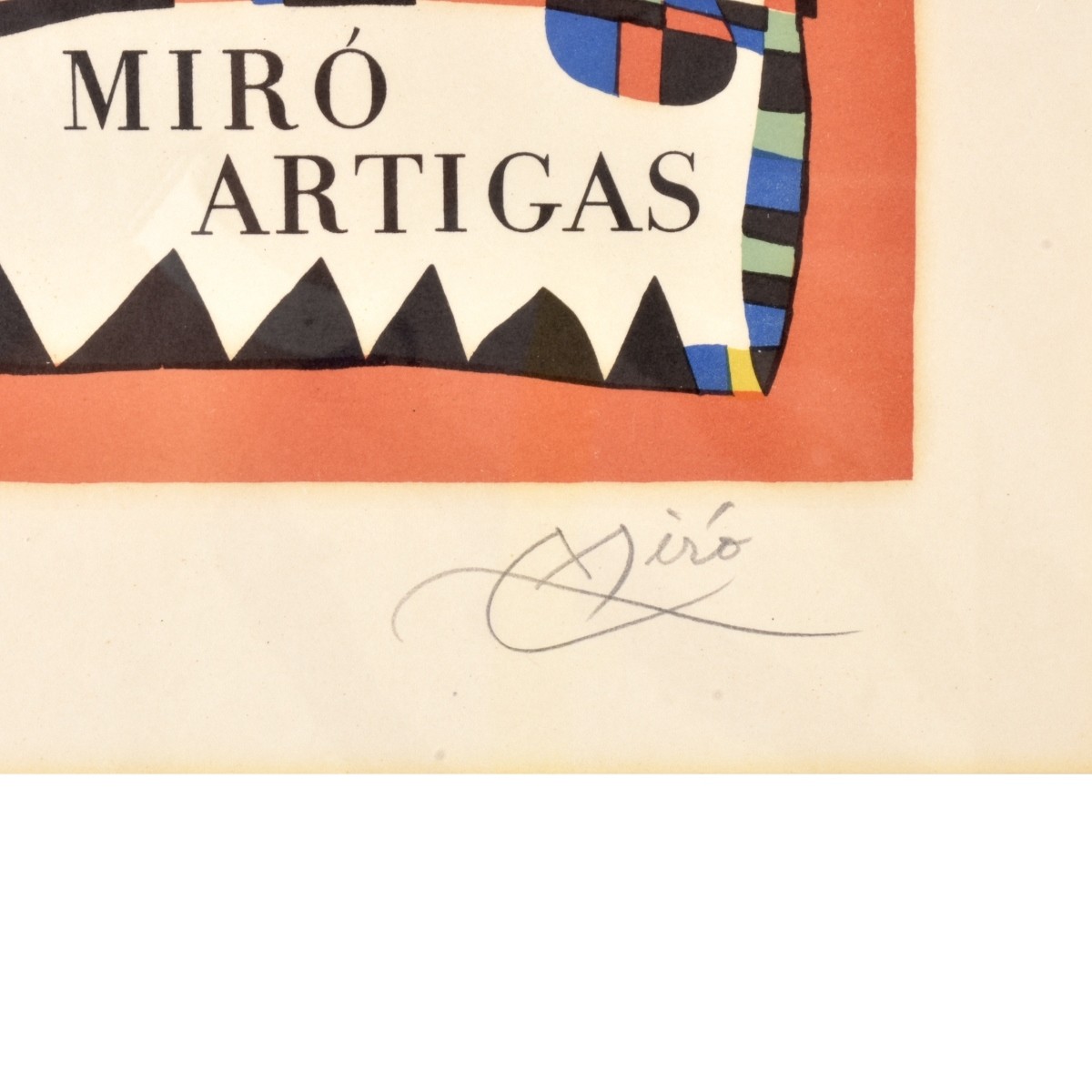 After: Joan Miro (1893 - 1983)