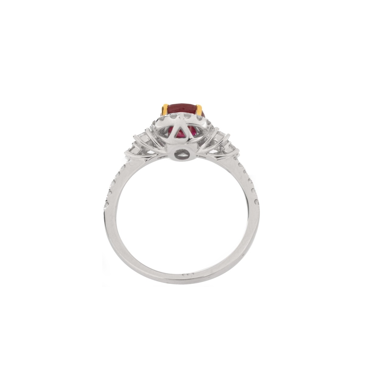 Ruby, Diamond and 18K Ring