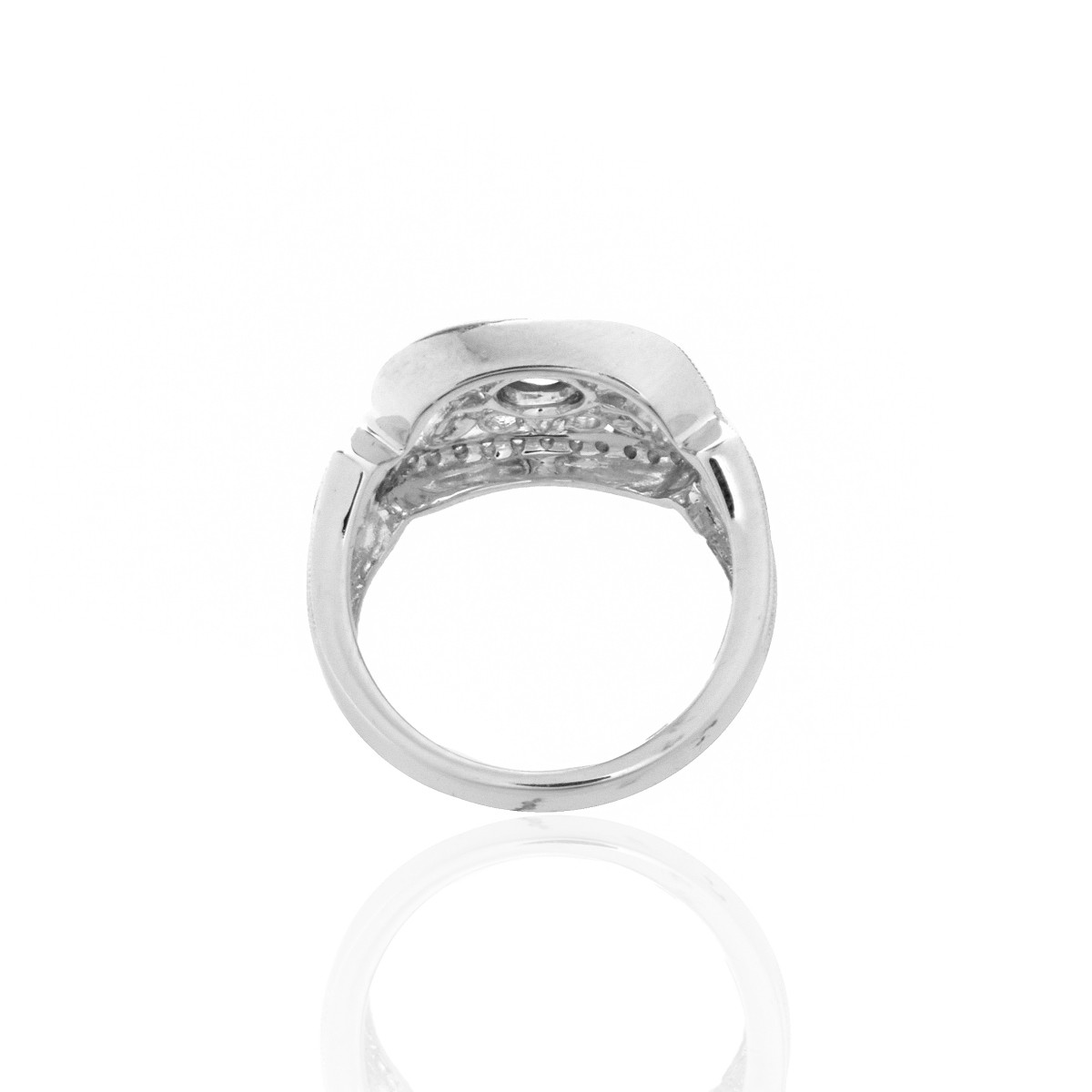 Diamond and 18K Ring