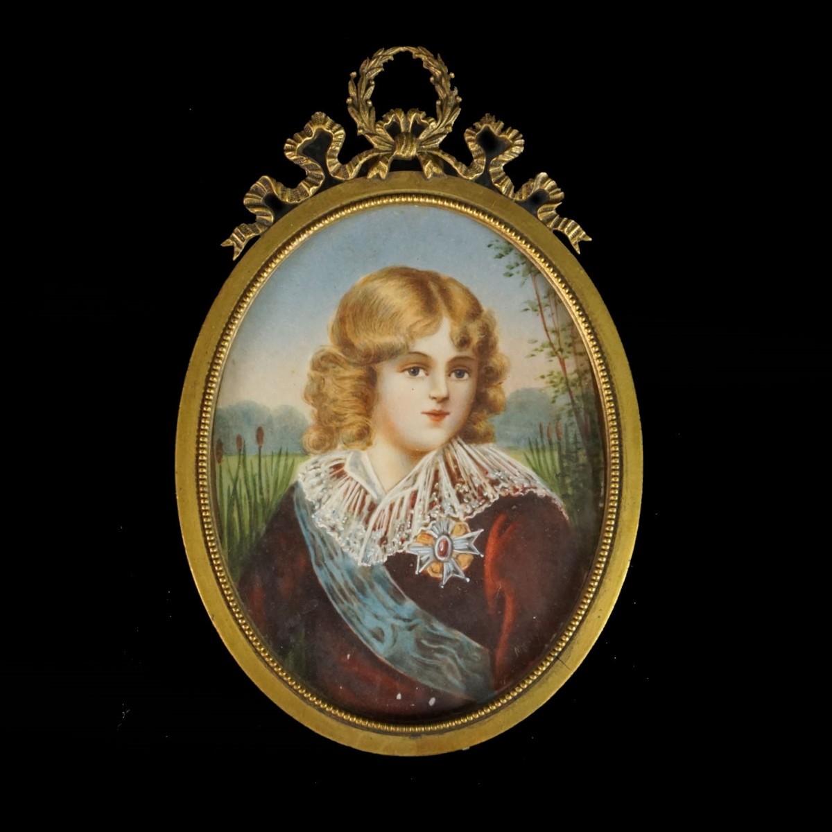 Antique Miniature Portrait