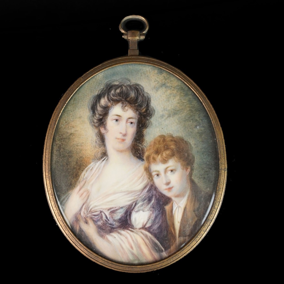 Antique Miniature Portrait