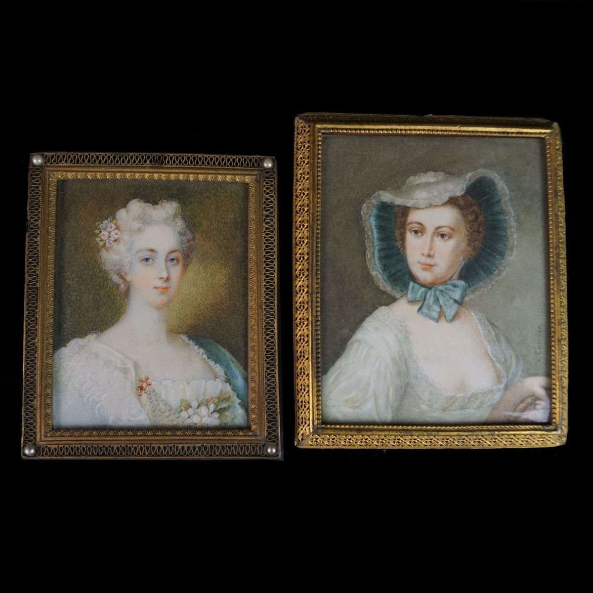 Antique Miniature Portraits