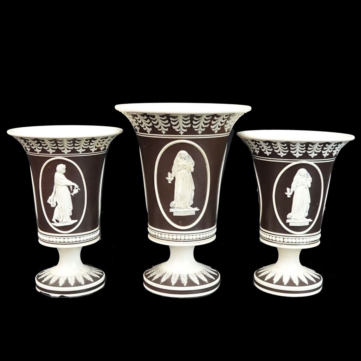 Wedgwood style Urns