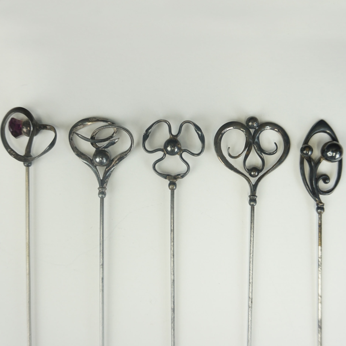 Charles Horner Silver Hat Pins