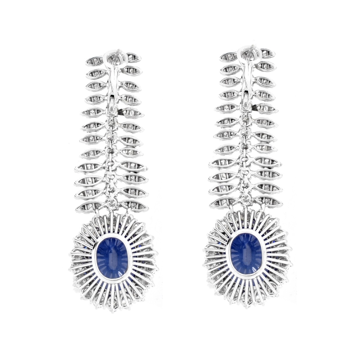 Diamond and Sapphire Earrings