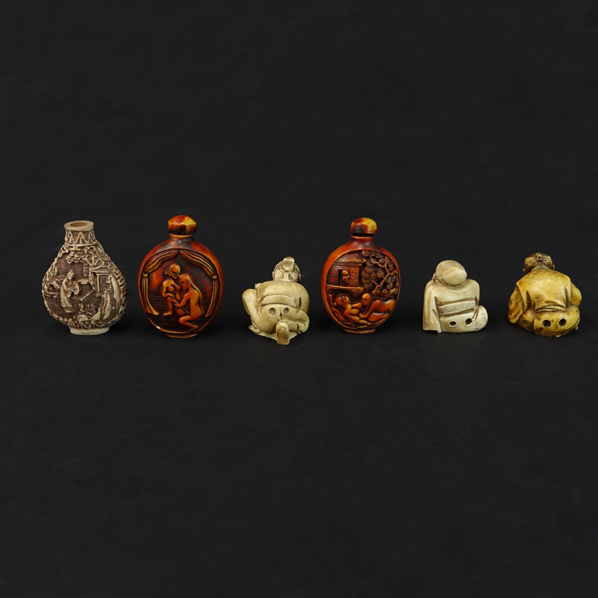 Six (6) Chinese composition Table Top Items