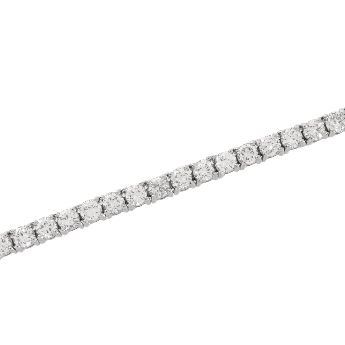 Diamond and 14K Tennis Bracelet