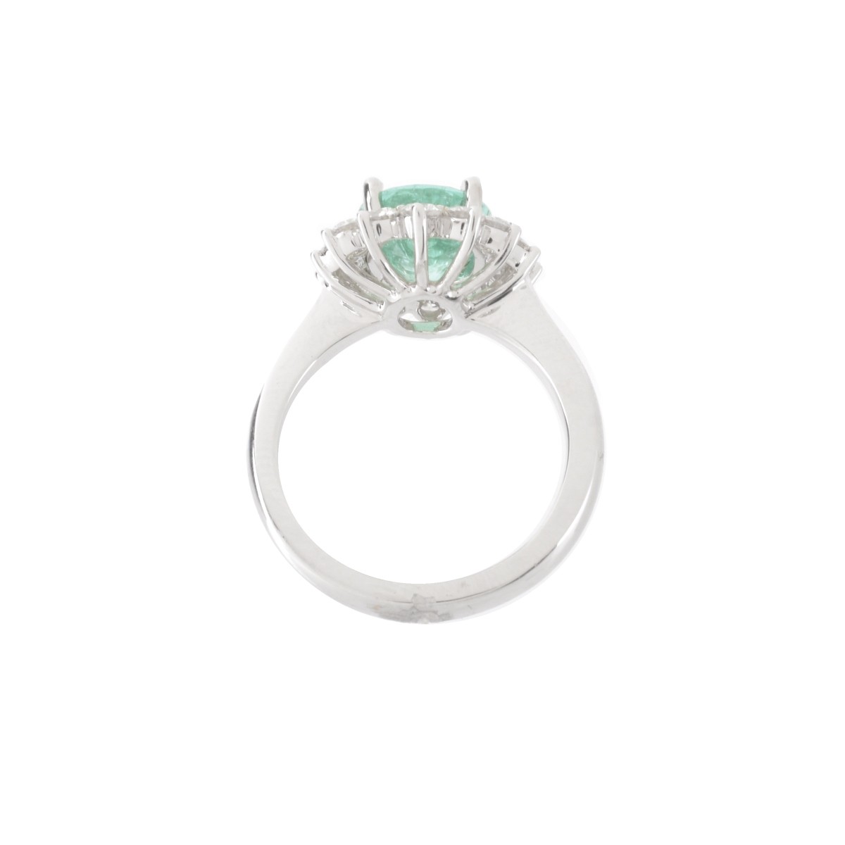 Tourmaline, Diamond and 18K Ring