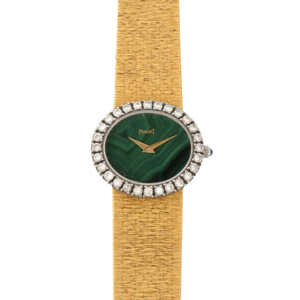 Piaget 18K, Diamond and Malachite Watch