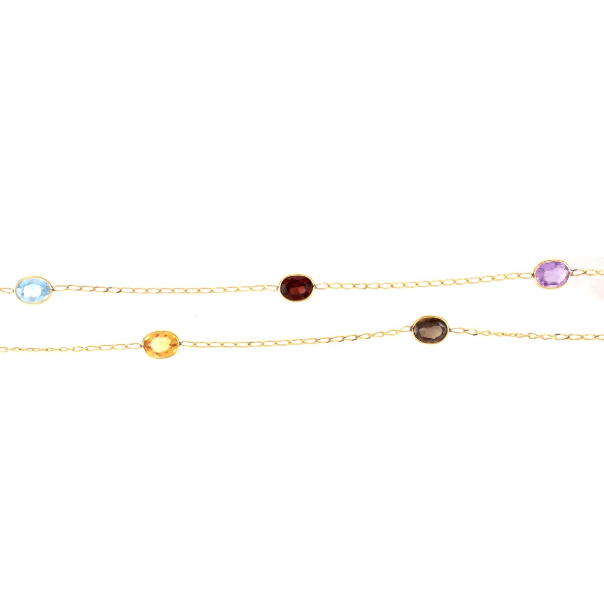 Gemstone and 14K Necklace