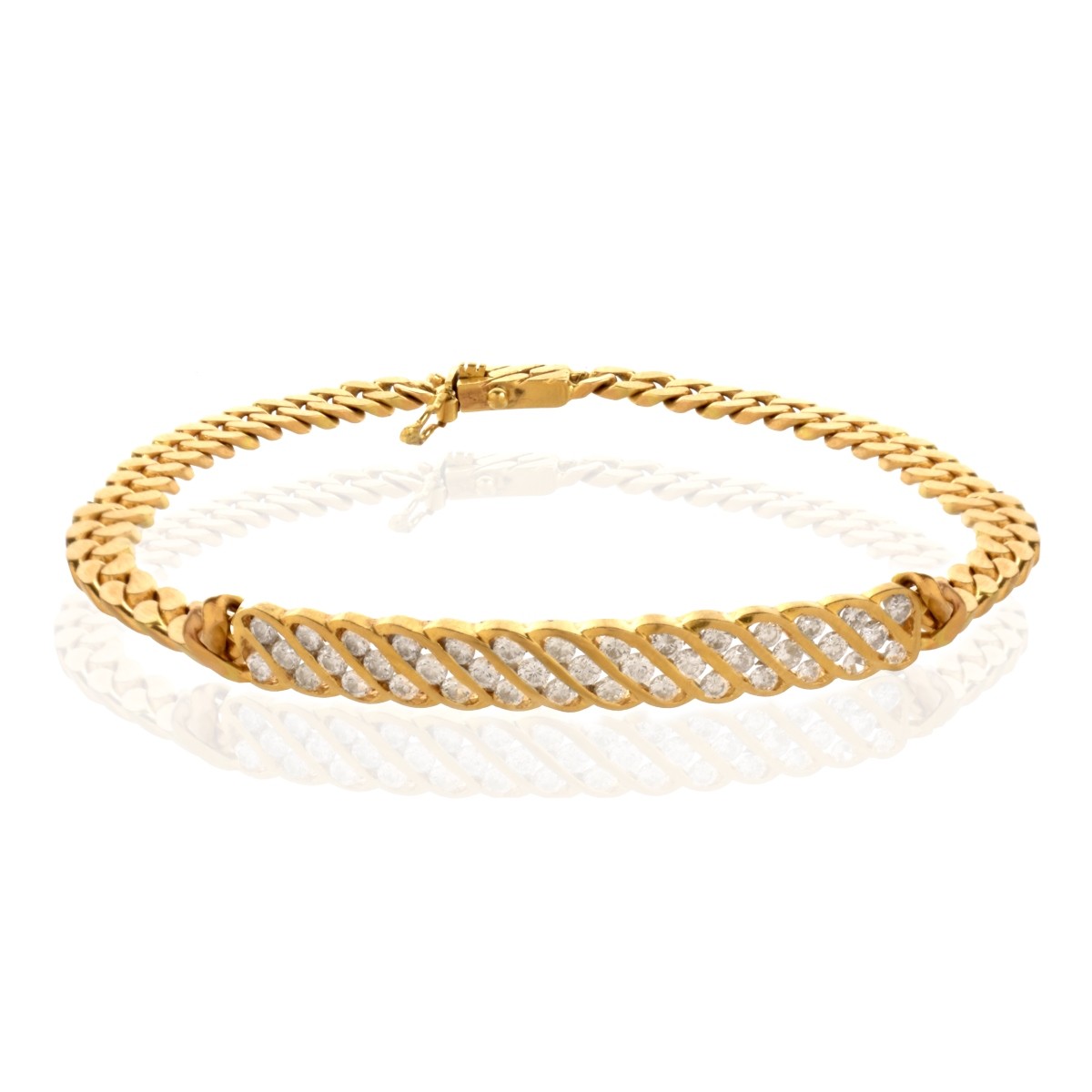 Diamond and 14K Bracelet