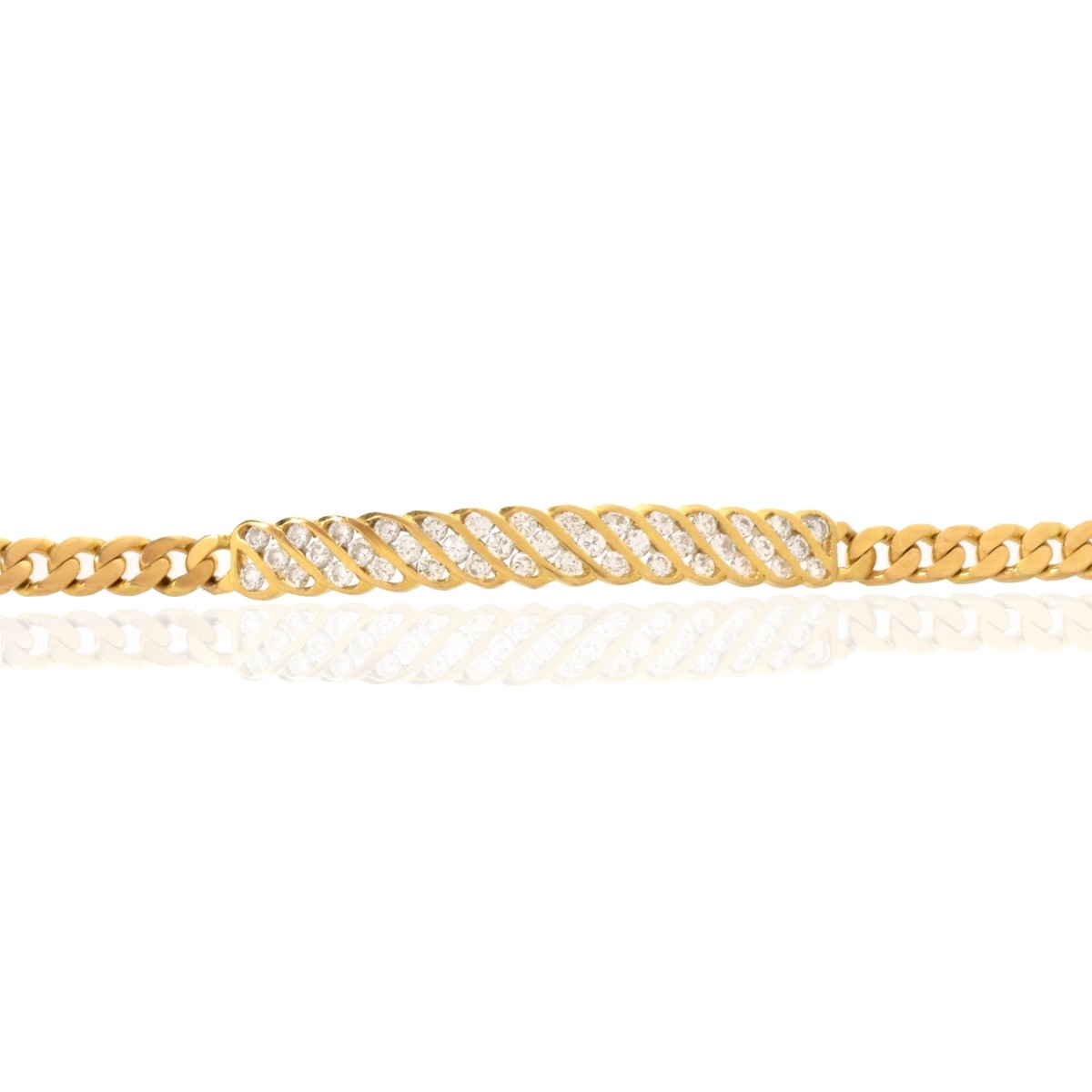 Diamond and 14K Bracelet