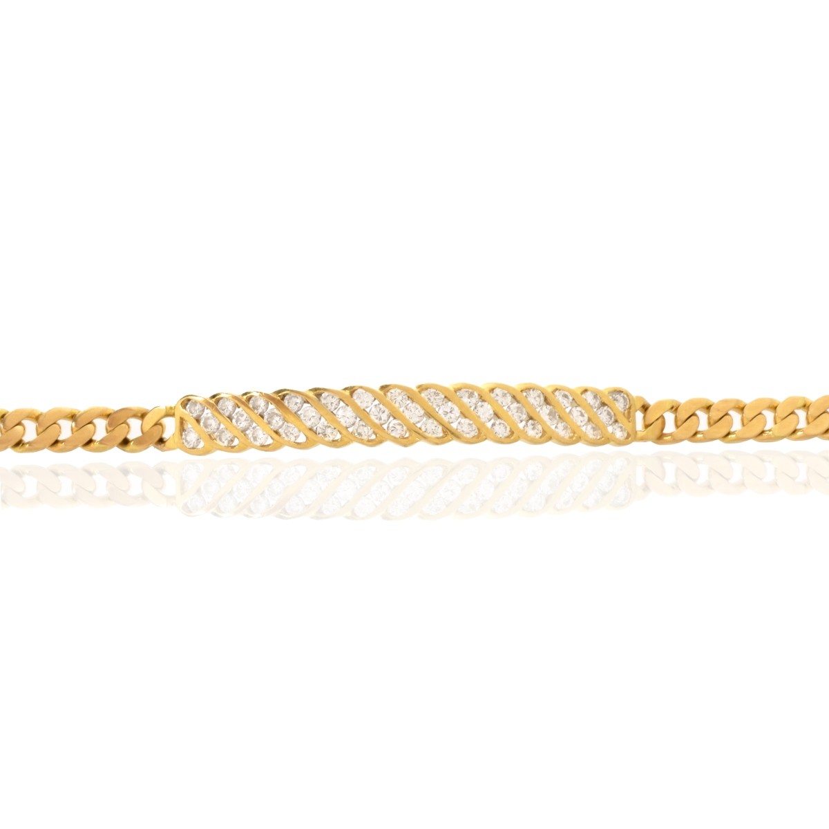 Diamond and 14K Bracelet