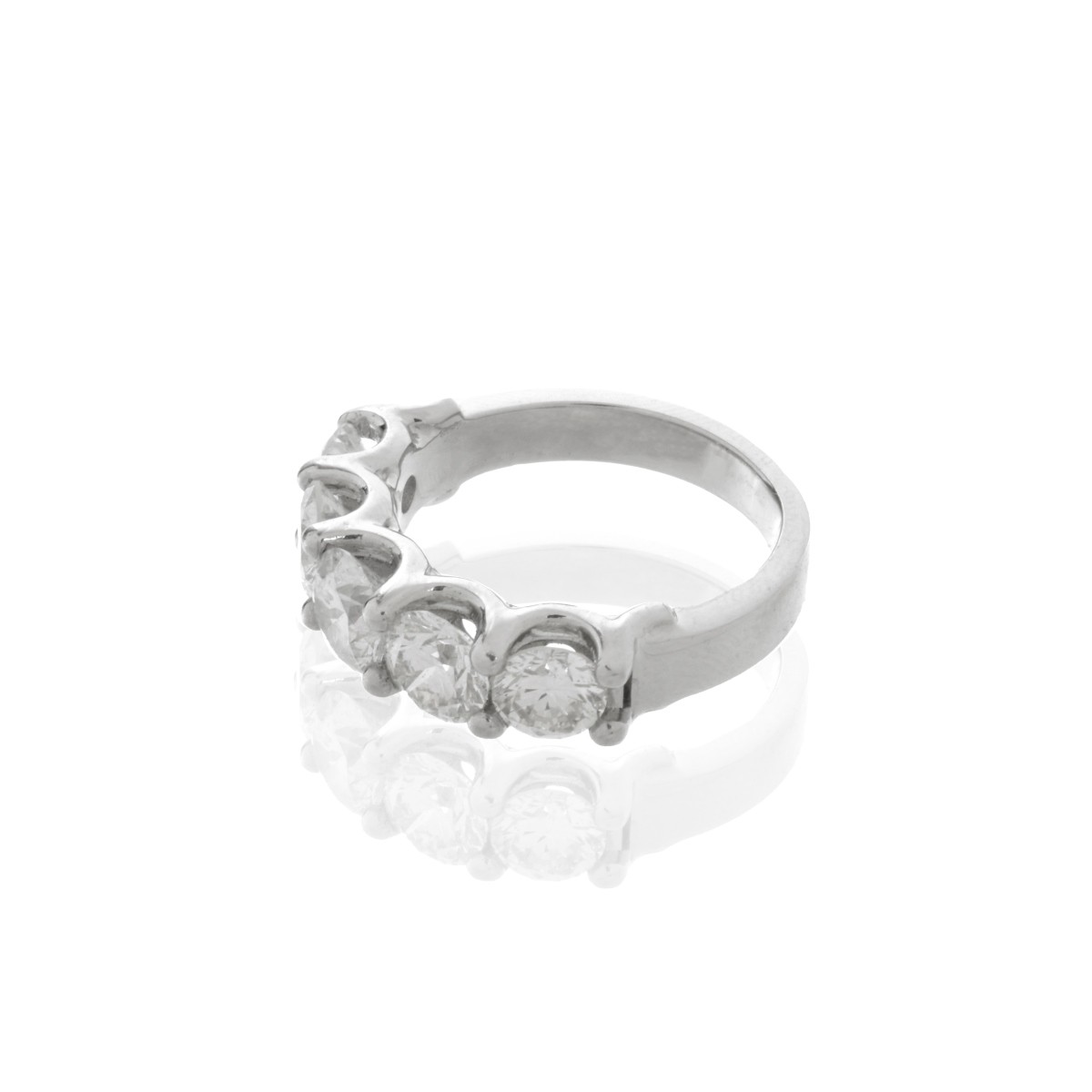 Diamond and Platinum Ring