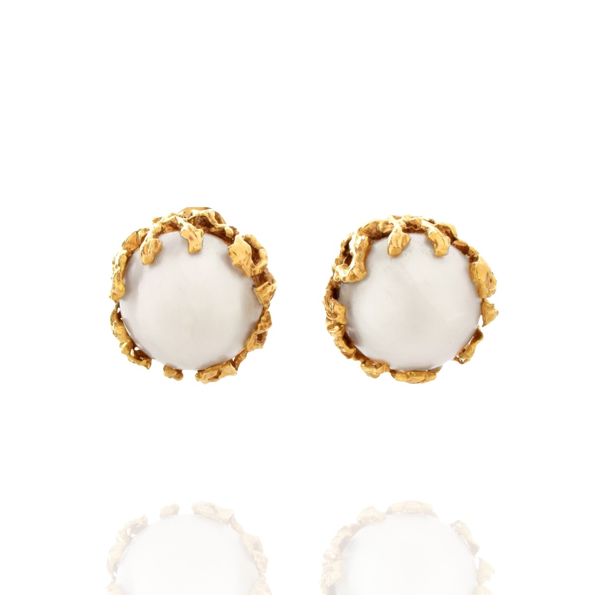 Akoya Pearl and 14K Earrings