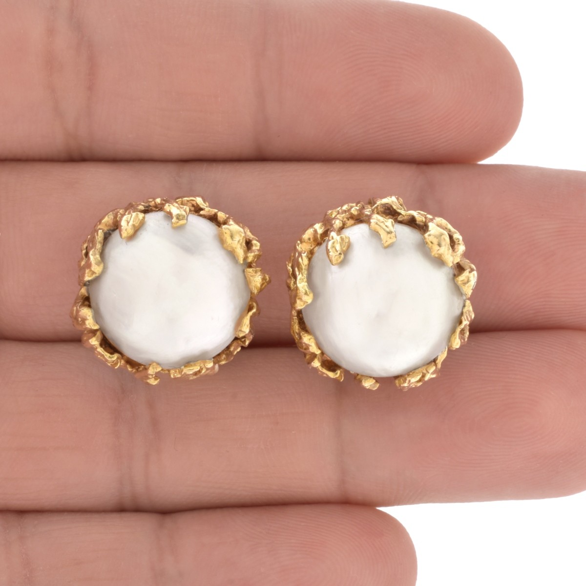 Akoya Pearl and 14K Earrings