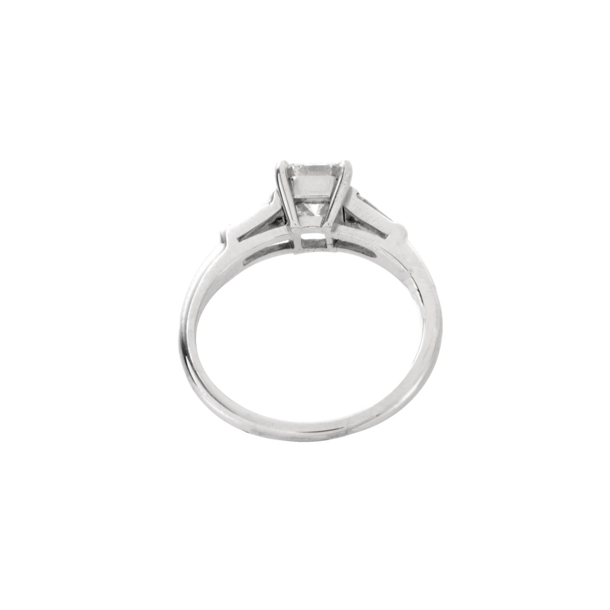 Diamond and Platinum Ring