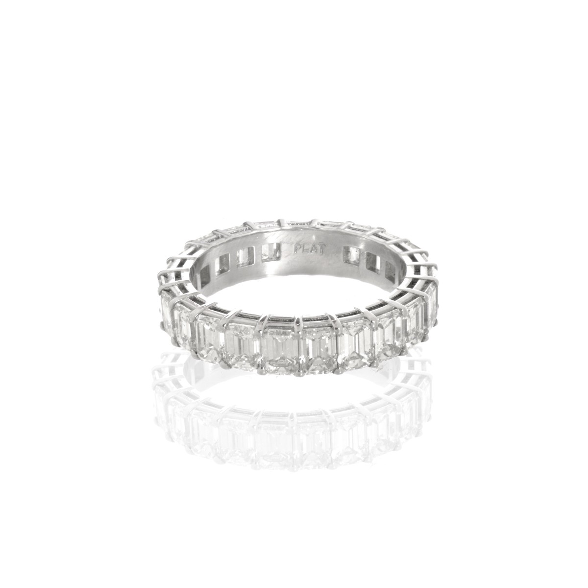 Diamond and Platinum Ring