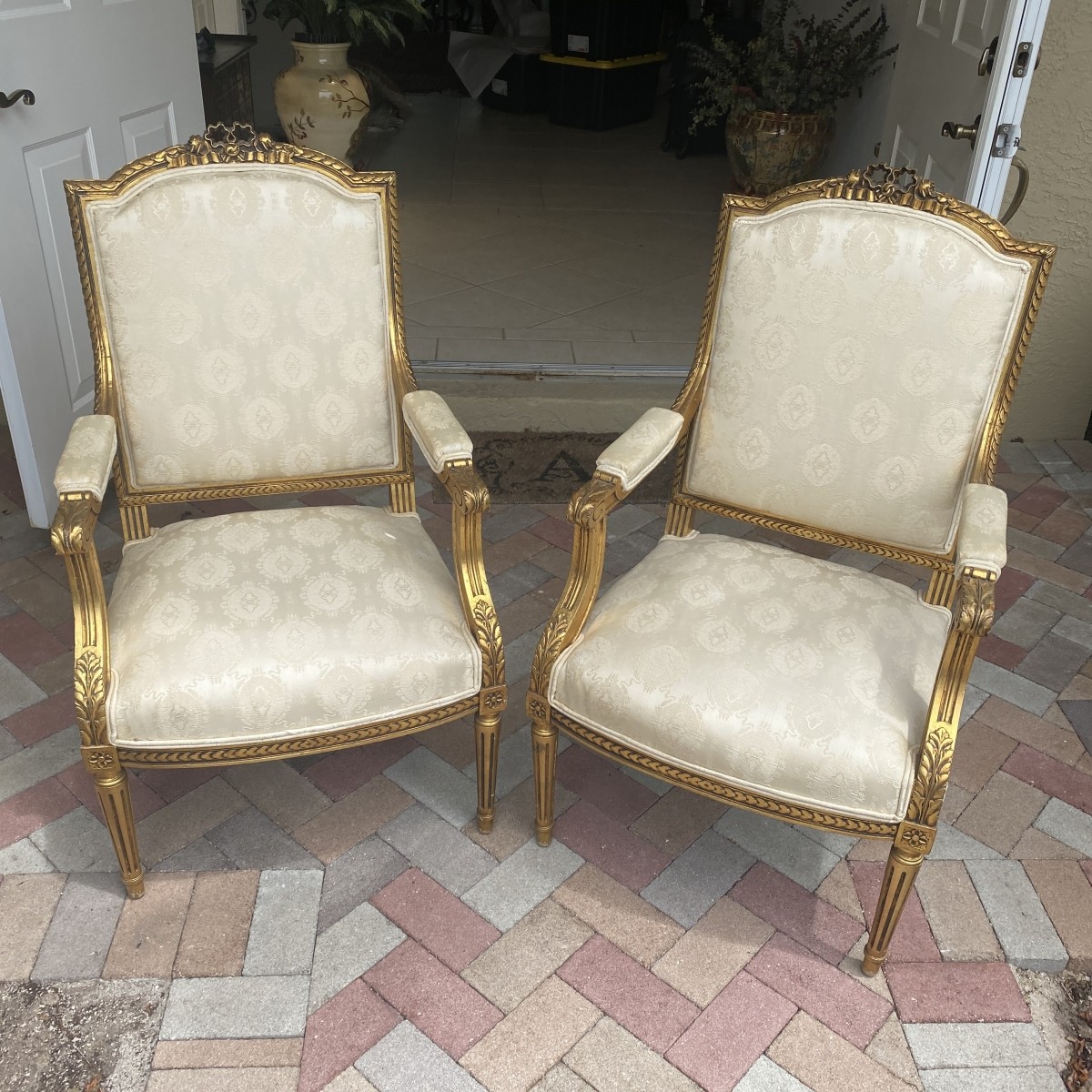 Louis XVI Style Fauteuils