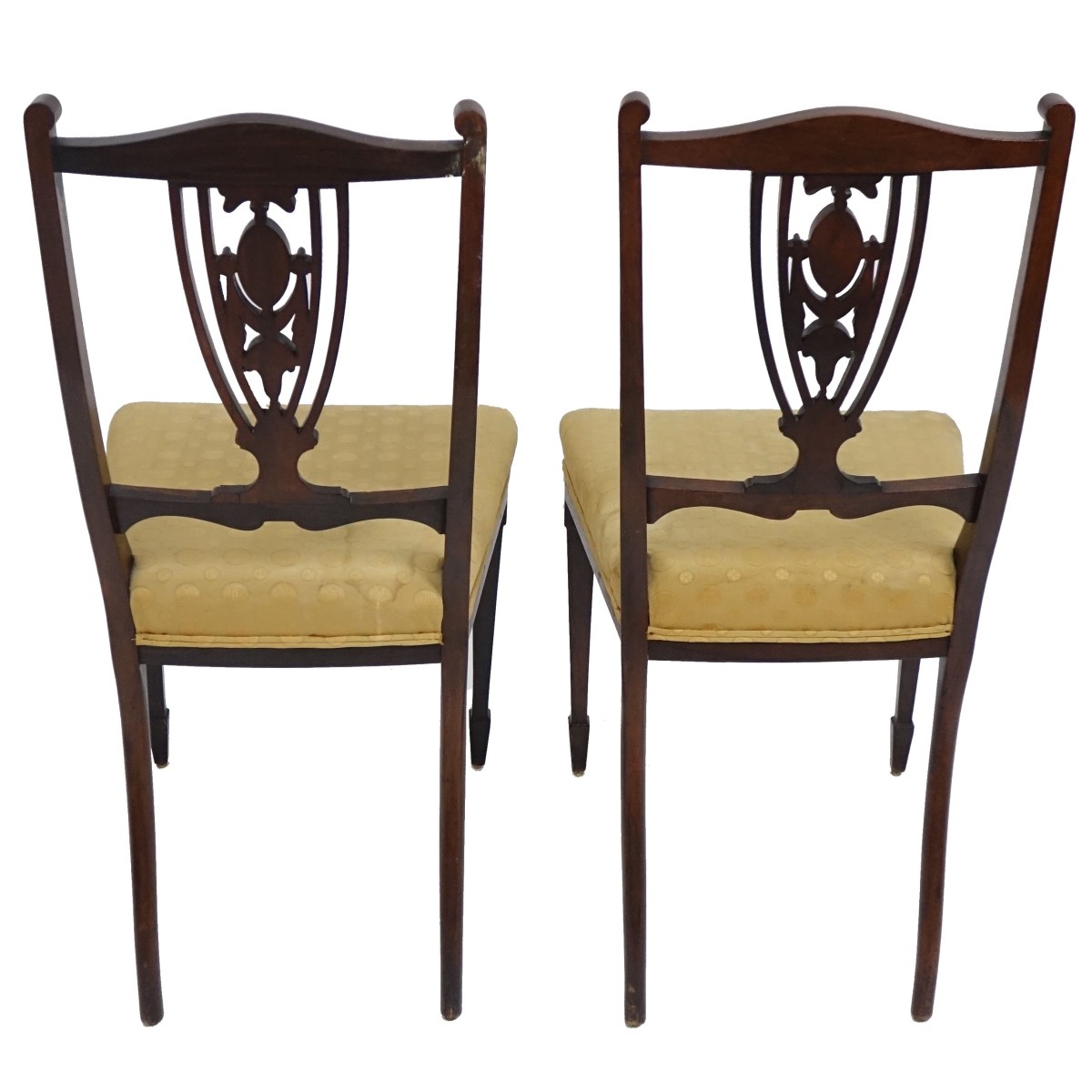 Two Edwardian Inlaid Chairs