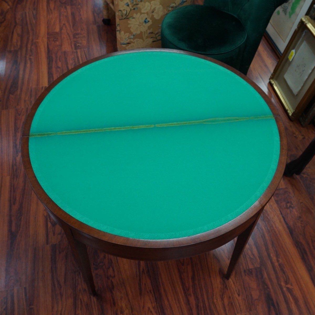 Hepplewhite style Game Table