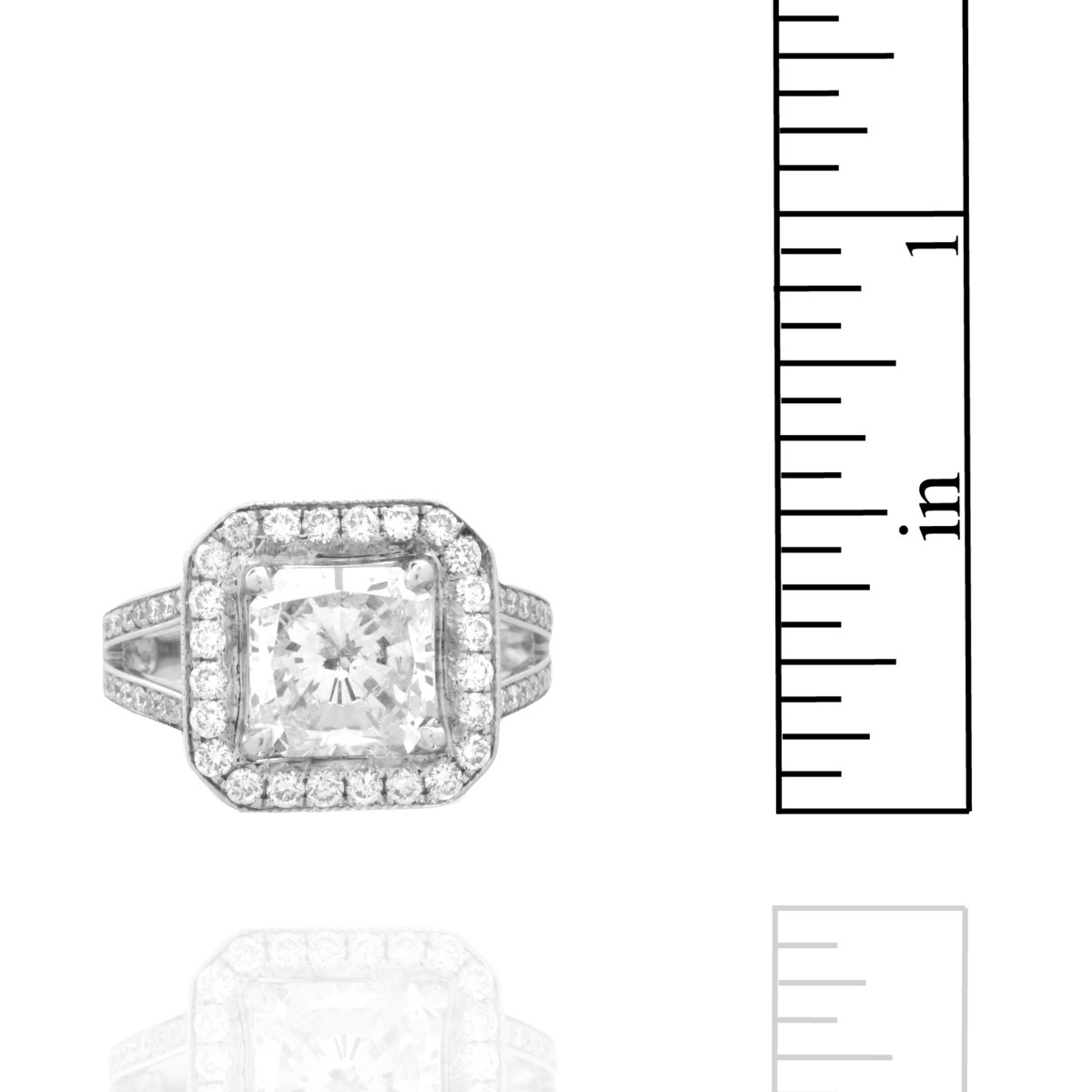 Diamond and 18K Ring