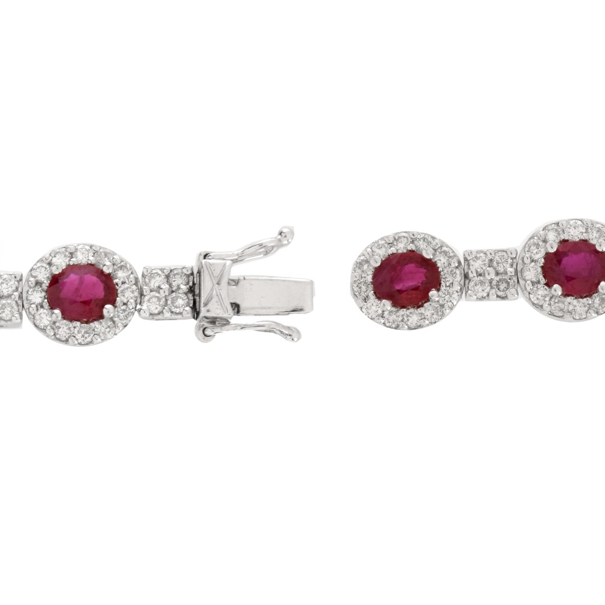 Ruby, Diamond and 18K Bracelet