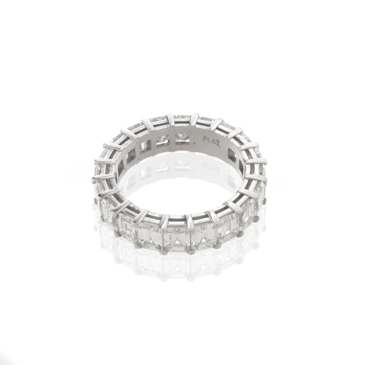 Diamond and Platinum Ring