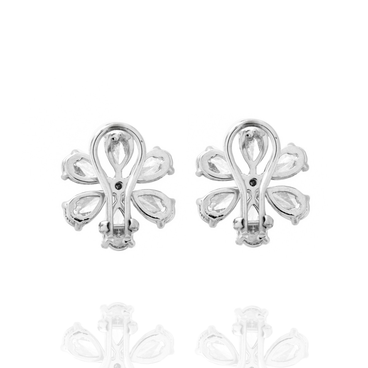 Diamond and 14K Earrings