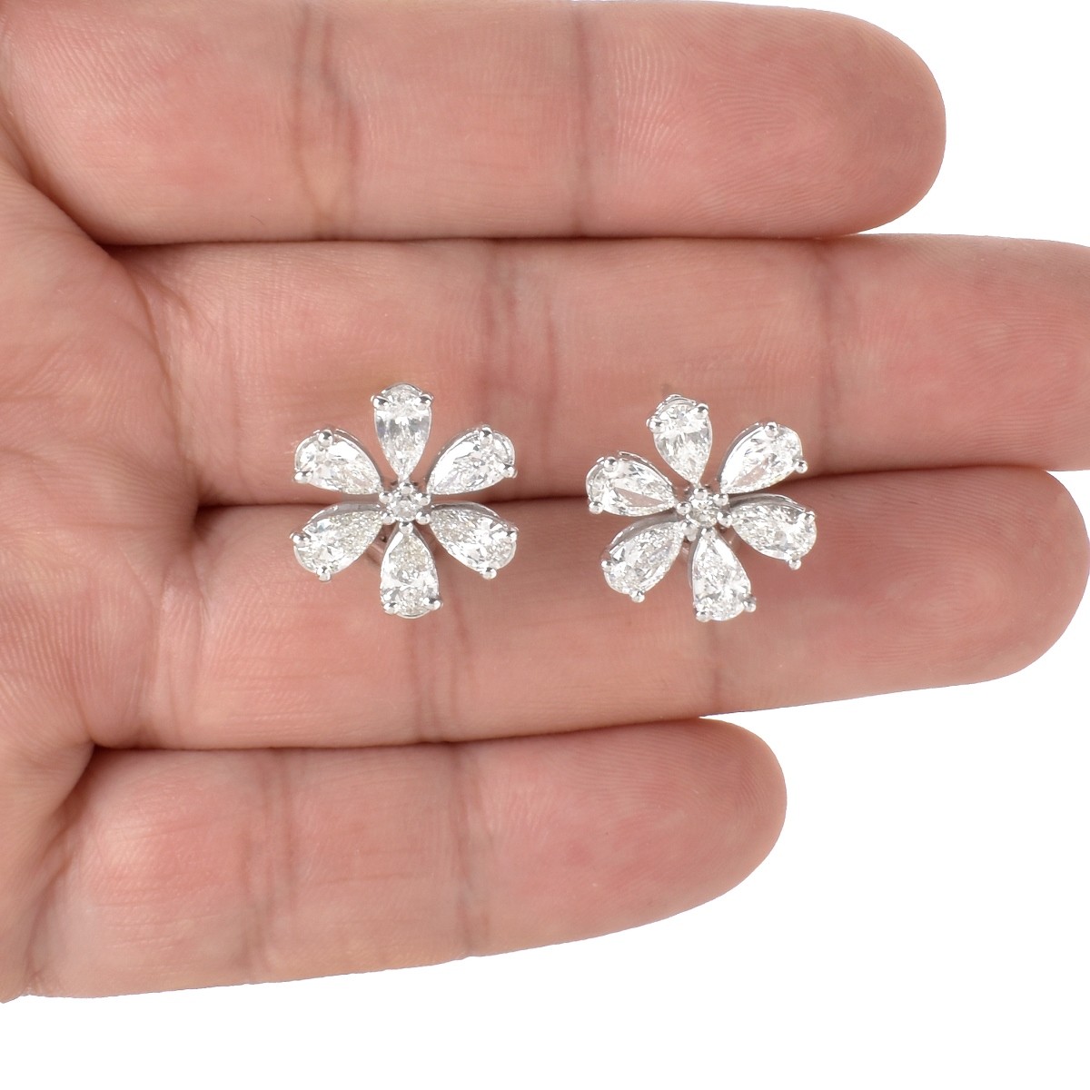 Diamond and 14K Earrings