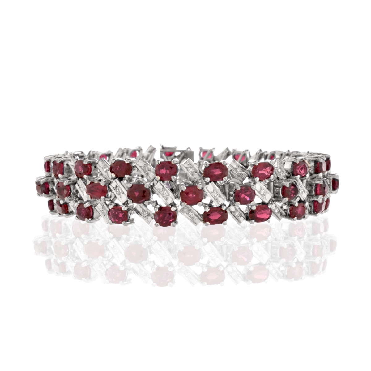 Ruby, Diamond and 18K Bracelet