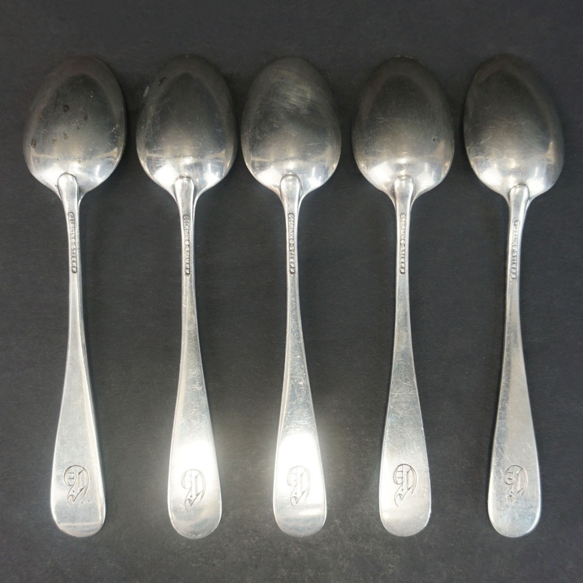 Stieff Silver Demitasse Spoons