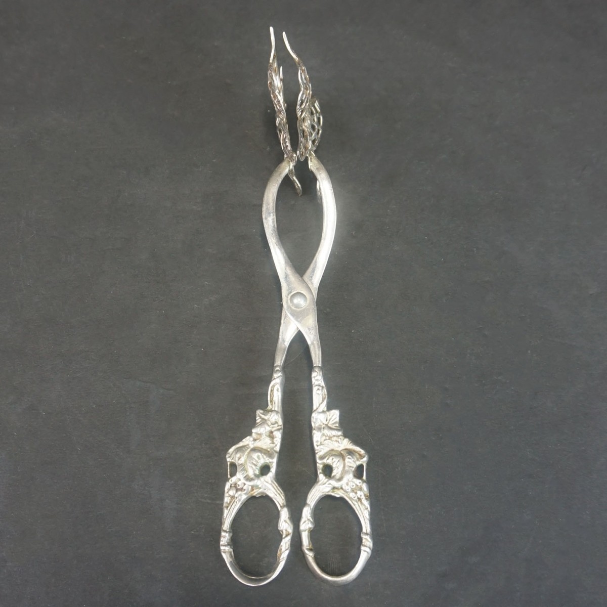 Silver Pastry Tongs