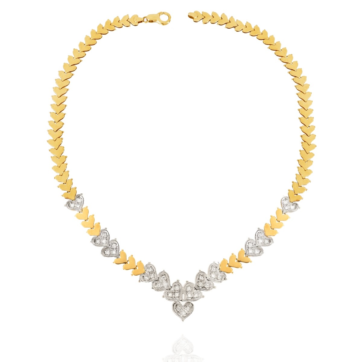 Diamond and 14K Necklace