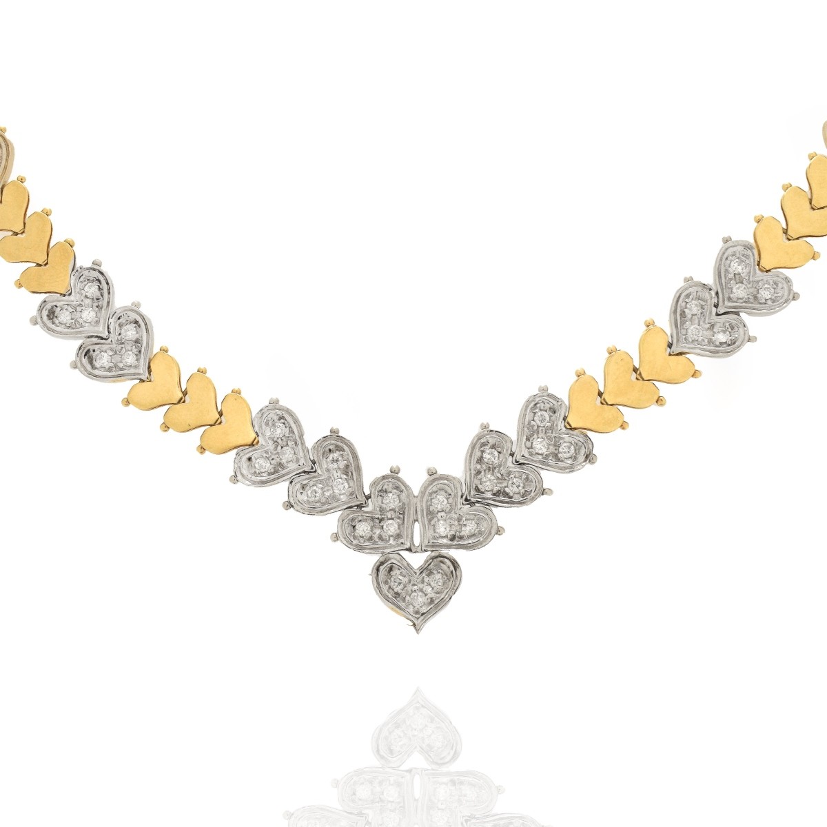 Diamond and 14K Necklace