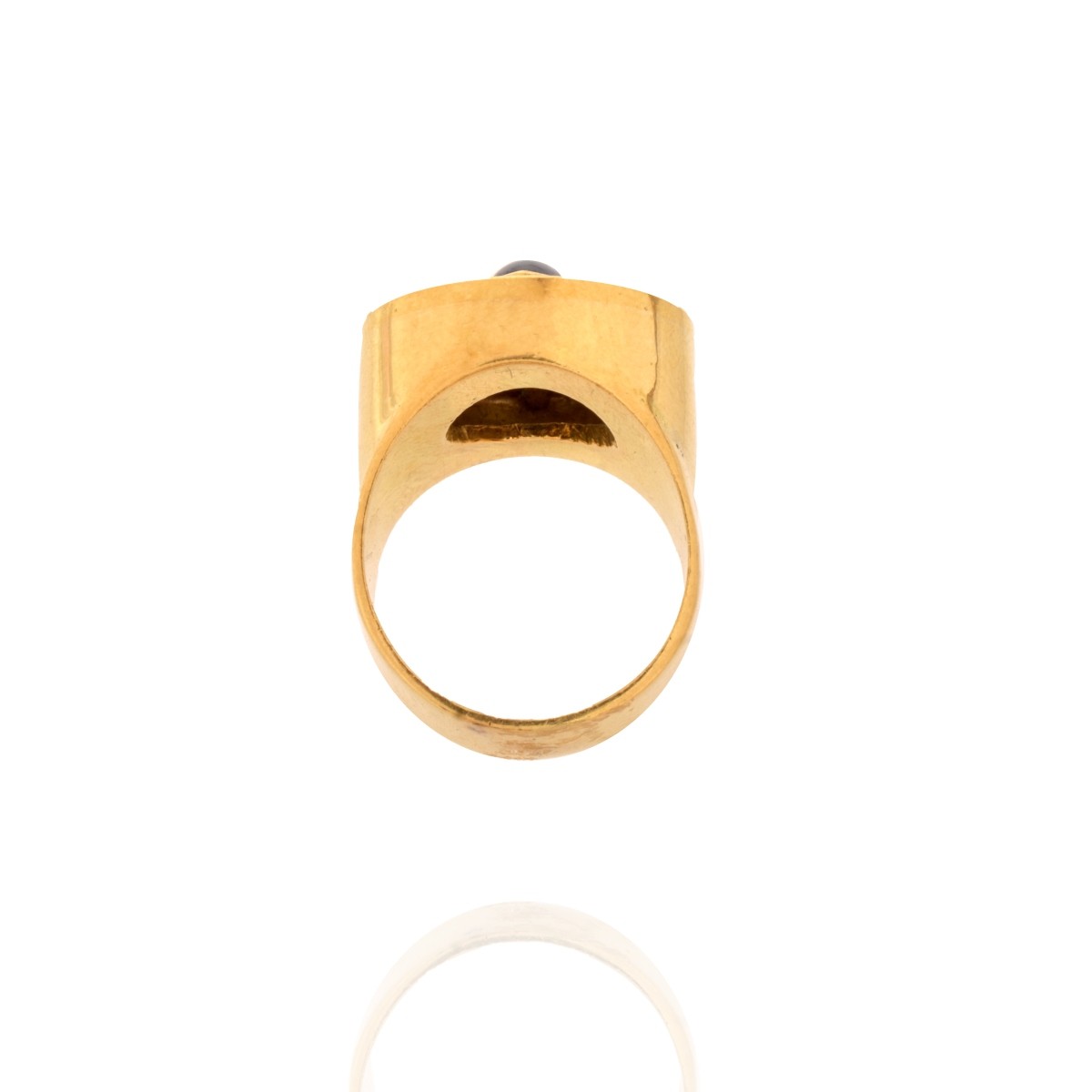 Sapphire, Diamond and 18K Ring