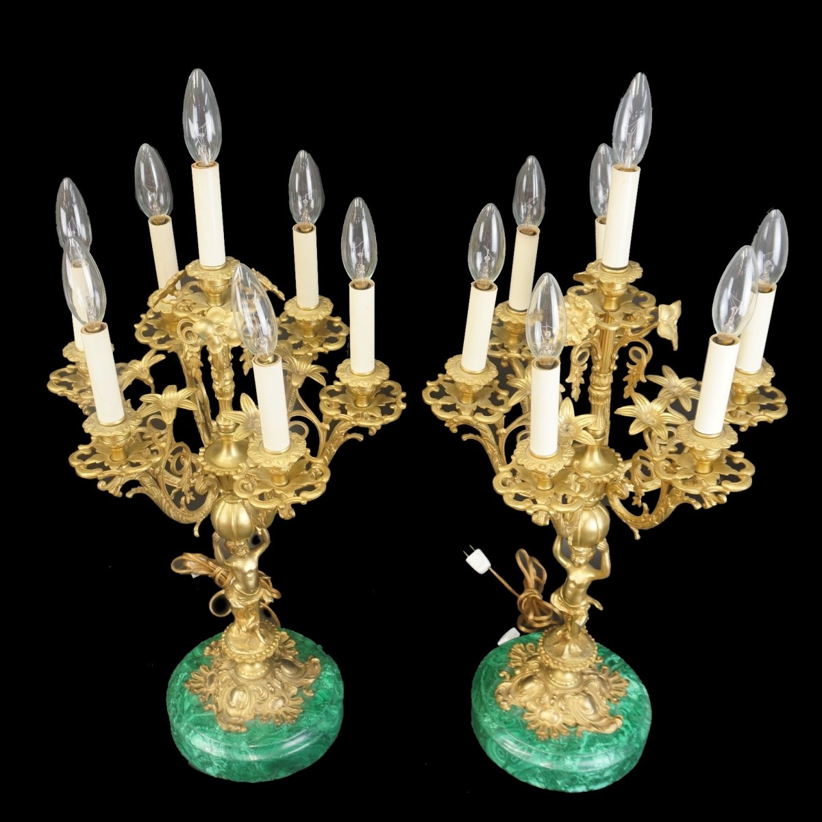 Pair of Empire Style Candelabra