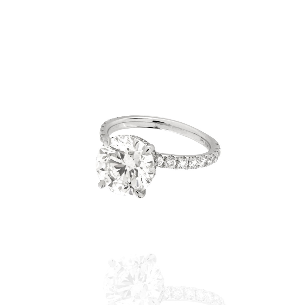 GIA Diamond and 18K Ring