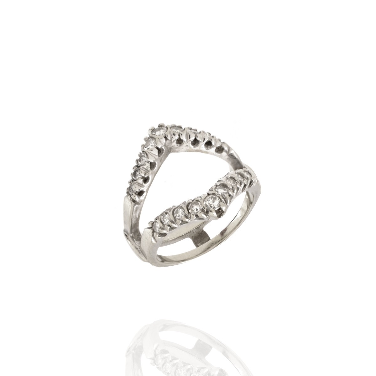 Diamond and 14K Ring Jacket