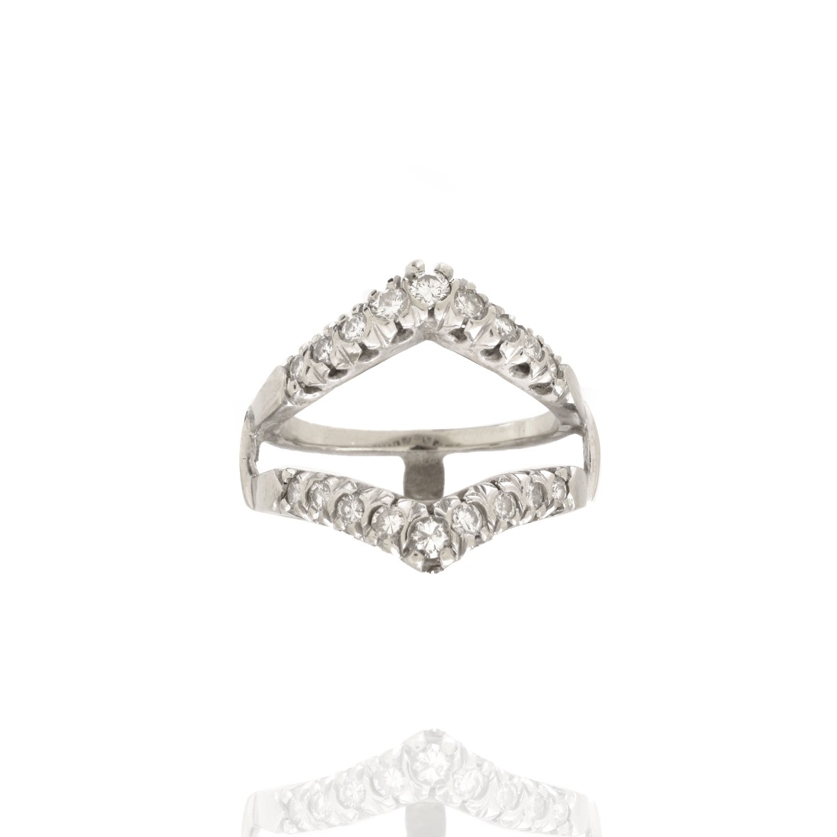 Diamond and 14K Ring Jacket