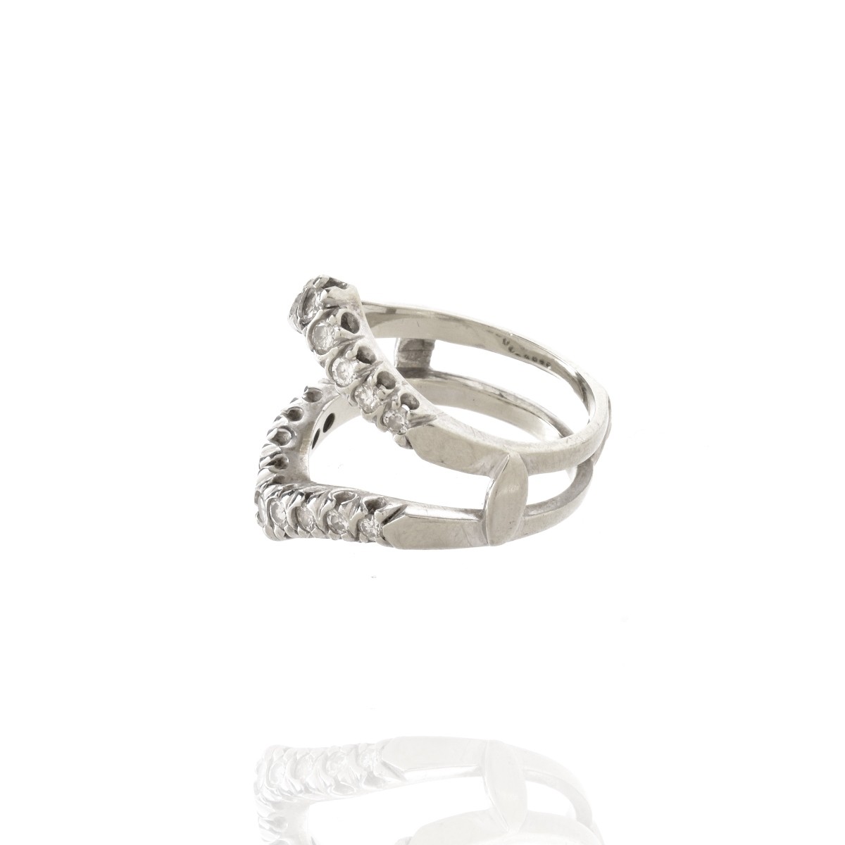 Diamond and 14K Ring Jacket