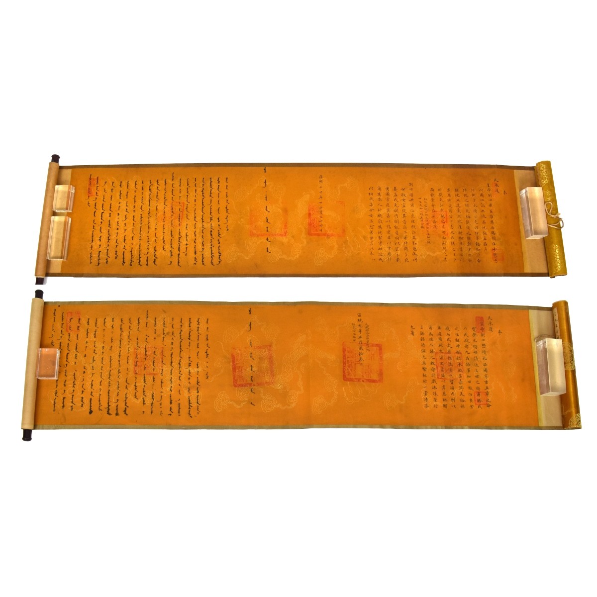 Chinese Imperial Edict Scrolls